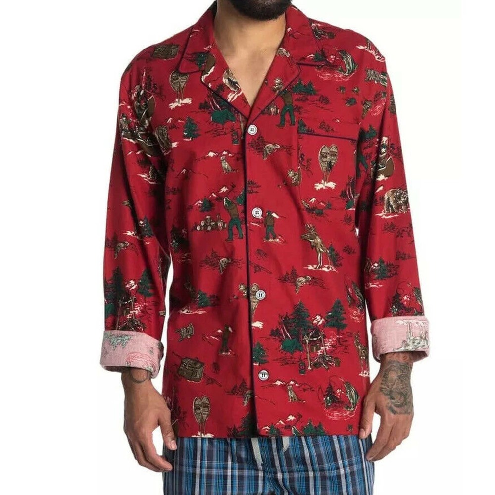 NWT Polo Ralph Lauren Outdoor Flannel Pajama Shirt XL
